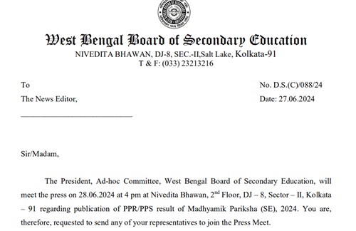 WB Madhyamik Scrutiny Result 2024 Out How To Check WBBSE Class 10 PPR